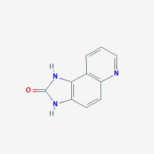 molecular formula C10H7N3O B056787 1H-Imidazo[4,5-f]quinolin-2(3H)-one CAS No. 117416-41-8