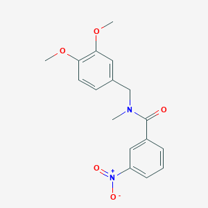N-(3,4-dimethoxybenzyl)-N-methyl-3-nitrobenzamide