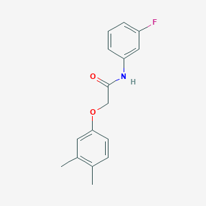 2-(3,4-dimethylphenoxy)-N-(3-fluorophenyl)acetamide