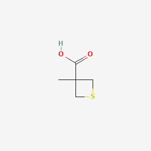 molecular formula C5H8O2S B567884 3-甲基噻烷-3-羧酸 CAS No. 1332495-32-5