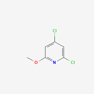 molecular formula C6H5Cl2NO B567903 2,4-二氯-6-甲氧基吡啶 CAS No. 1227572-43-1