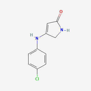 4-[(4-chlorophenyl)amino]-1,5-dihydro-2H-pyrrol-2-one