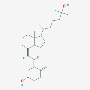 molecular formula C₂₇H₄₄O₂ B056791 (3beta,5E,7E)-9,10-Secocholesta-5,7,10(19)-triene-3,25-diol CAS No. 36149-00-5