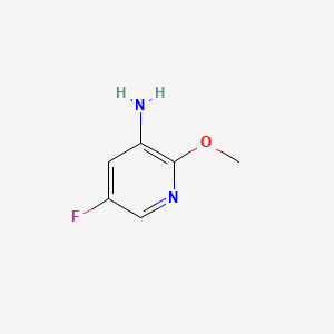 molecular formula C6H7FN2O B567914 5-氟-2-甲氧基吡啶-3-胺 CAS No. 1211541-93-3