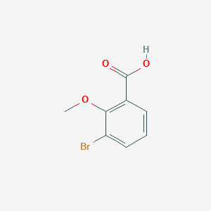 molecular formula C8H7BrO3 B056793 3-溴-2-甲氧基苯甲酸 CAS No. 101084-39-3