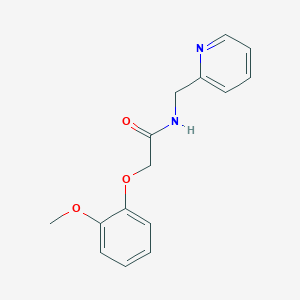 2-(2-methoxyphenoxy)-N-(2-pyridinylmethyl)acetamide