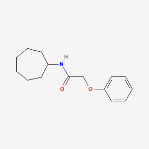 molecular formula C15H21NO2 B5679443 N-cycloheptyl-2-phenoxyacetamide 
