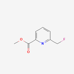 molecular formula C8H8FNO2 B567948 6-(氟甲基)烟酸甲酯 CAS No. 1209248-98-5