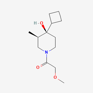 (3R*,4R*)-4-cyclobutyl-1-(methoxyacetyl)-3-methyl-4-piperidinol