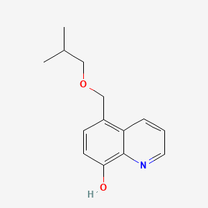 molecular formula C14H17NO2 B5679498 5-(isobutoxymethyl)-8-quinolinol 