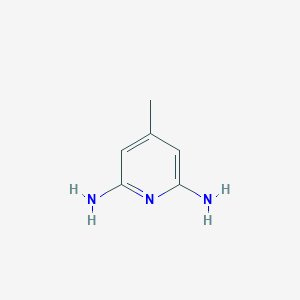 molecular formula C6H9N3 B056795 4-Methylpyridine-2,6-diamine CAS No. 38439-33-7