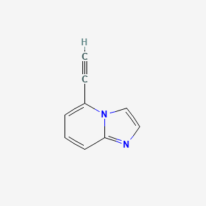 B567955 5-Ethynylimidazo[1,2-a]pyridine CAS No. 1374115-61-3