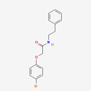 molecular formula C16H16BrNO2 B5679598 2-(4-bromophenoxy)-N-(2-phenylethyl)acetamide 