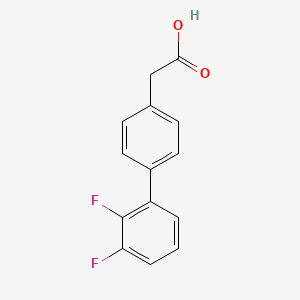 B567962 4-(2,3-Difluorophenyl)phenylacetic acid CAS No. 1355247-27-6