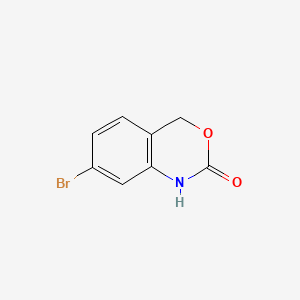 molecular formula C8H6BrNO2 B567964 7-溴-1H-苯并[d][1,3]恶嗪-2(4H)-酮 CAS No. 1245808-46-1