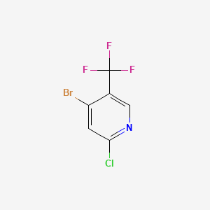 B567965 4-Bromo-2-chloro-5-(trifluoromethyl)pyridine CAS No. 1211520-18-1