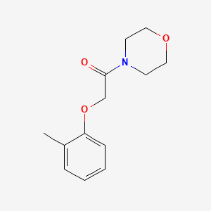 molecular formula C13H17NO3 B5679710 4-[(2-methylphenoxy)acetyl]morpholine 