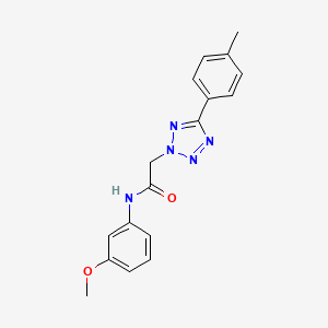N-(3-methoxyphenyl)-2-[5-(4-methylphenyl)-2H-tetrazol-2-yl]acetamide
