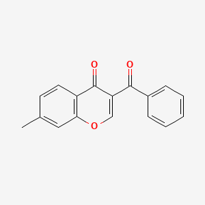 molecular formula C17H12O3 B5679960 3-benzoyl-7-methyl-4H-chromen-4-one 