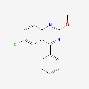 molecular formula C15H11ClN2O B5679978 6-chloro-2-methoxy-4-phenylquinazoline 
