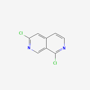 molecular formula C8H4Cl2N2 B567999 1,6-Dichloro-2,7-naphthyridine CAS No. 1335053-95-6