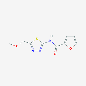 N-[5-(methoxymethyl)-1,3,4-thiadiazol-2-yl]-2-furamide