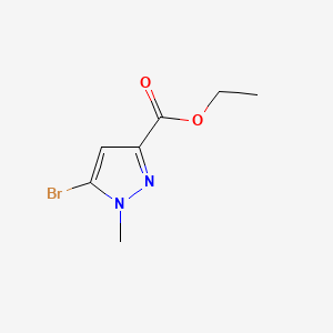 molecular formula C7H9BrN2O2 B568022 5-溴-1-甲基-1H-吡唑-3-羧酸乙酯 CAS No. 1269293-48-2