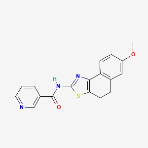 N-(7-methoxy-4,5-dihydronaphtho[1,2-d][1,3]thiazol-2-yl)nicotinamide