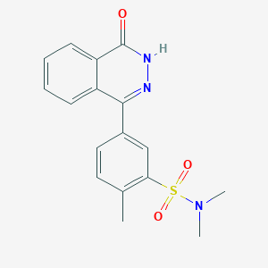 molecular formula C17H17N3O3S B5680363 N,N,2-trimethyl-5-(4-oxo-3,4-dihydro-1-phthalazinyl)benzenesulfonamide 