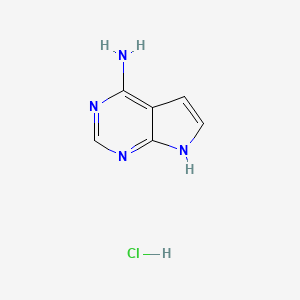 B568040 7H-pyrrolo[2,3-d]pyrimidin-4-amine hydrochloride CAS No. 1233518-21-2