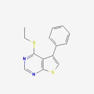 4-(ethylthio)-5-phenylthieno[2,3-d]pyrimidine