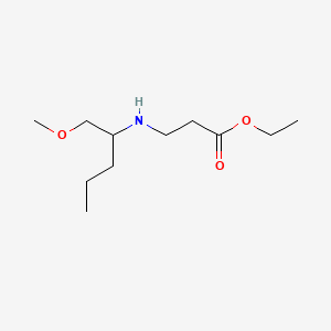 B568049 3-(1-Methoxymethyl-butylamino)-propionic acid ethyl ester CAS No. 1343197-89-6