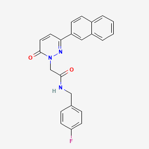 N-(4-fluorobenzyl)-2-[3-(2-naphthyl)-6-oxo-1(6H)-pyridazinyl]acetamide