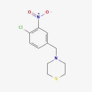 4-[(4-Chloro-3-nitrophenyl)methyl]thiomorpholine