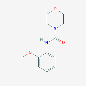 molecular formula C12H16N2O3 B5680617 N-(2-methoxyphenyl)-4-morpholinecarboxamide 
