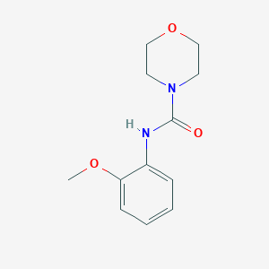 molecular formula C12H16N2O3 B5680617 N-(2-methoxyphenyl)morpholine-4-carboxamide 