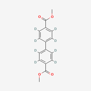 molecular formula C16H14O4 B568062 Dimethyl 4,4'-biphenyl-d8-dicarboxylate CAS No. 1219803-50-5