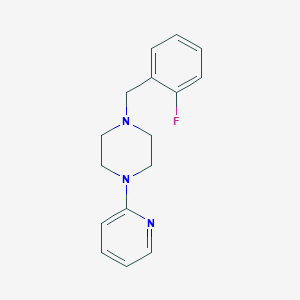 1-(2-fluorobenzyl)-4-(2-pyridinyl)piperazine