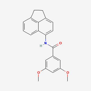 molecular formula C21H19NO3 B5680636 N-(1,2-dihydro-5-acenaphthylenyl)-3,5-dimethoxybenzamide 