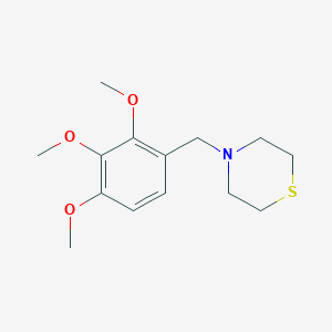 molecular formula C14H21NO3S B5680708 4-(2,3,4-trimethoxybenzyl)thiomorpholine 