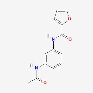 N-[3-(acetylamino)phenyl]furan-2-carboxamide