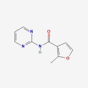 molecular formula C10H9N3O2 B5680894 2-methyl-N-2-pyrimidinyl-3-furamide 