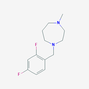 molecular formula C13H18F2N2 B5680899 1-(2,4-difluorobenzyl)-4-methyl-1,4-diazepane 