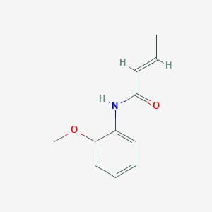 molecular formula C11H13NO2 B5680903 N-(2-methoxyphenyl)-2-butenamide CAS No. 1350518-42-1
