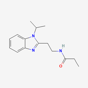 N-[2-(1-isopropyl-1H-benzimidazol-2-yl)ethyl]propanamide