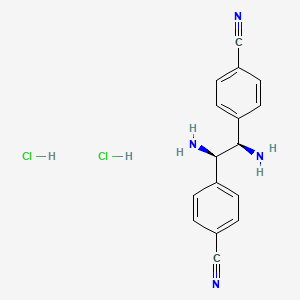 4,4'-((1R,2R)-1,2-Diaminoethane-1,2-diyl)dibenzonitrile dihydrochloride