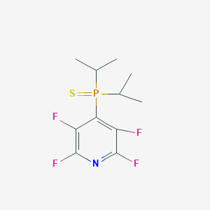 molecular formula C11H14F4NPS B5681150 4-(diisopropylphosphorothioyl)-2,3,5,6-tetrafluoropyridine 