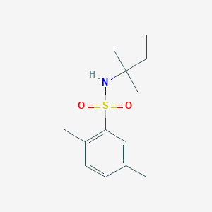 molecular formula C13H21NO2S B5681162 N-(1,1-dimethylpropyl)-2,5-dimethylbenzenesulfonamide 