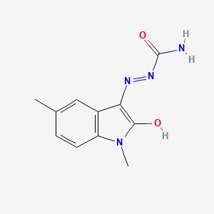 molecular formula C11H12N4O2 B5681391 1,5-dimethyl-1H-indole-2,3-dione 3-semicarbazone 