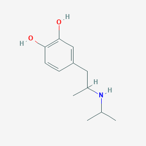 molecular formula C12H19NO2 B056816 4-(2-Isopropylamino-propyl)-pyrocatechol CAS No. 114020-48-3